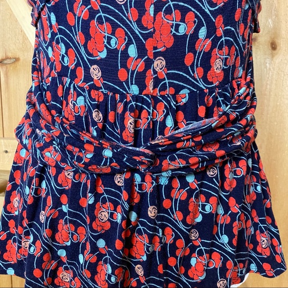 Anthro | ric rac berry print halter top - Picture 3 of 4